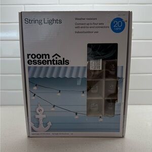 Room Essentials White Holiday String Lights